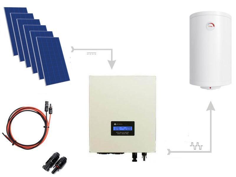 Zestaw do grzania wody w bojlerach ECO Solar Boost PRO 2500W MPPT 6xPV Mono   Cena: 4.509,00 PLN