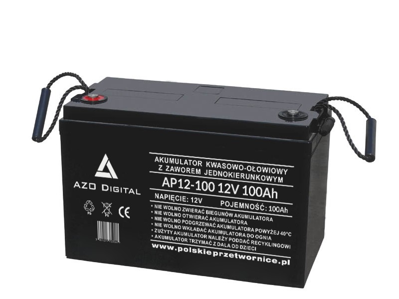 Akumulator VRLA AGM bezobsługowy AP12-100 12V 100Ah   Cena: 769,00 PLN
