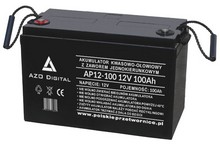 Akumulator VRLA AGM bezobsługowy AP12-100 12V 100Ah Bezobsługowy akumulator wykonany w technologii VRLA AGM do pracy w systemie buforowego zasilania.