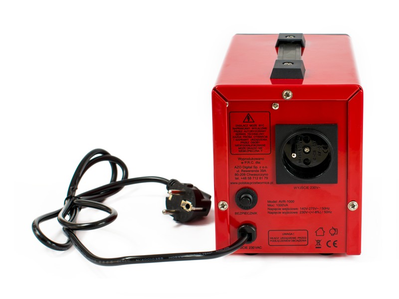 Stabilizator napięcia AVR-1000 1000VA   Cena: 249,00 PLN