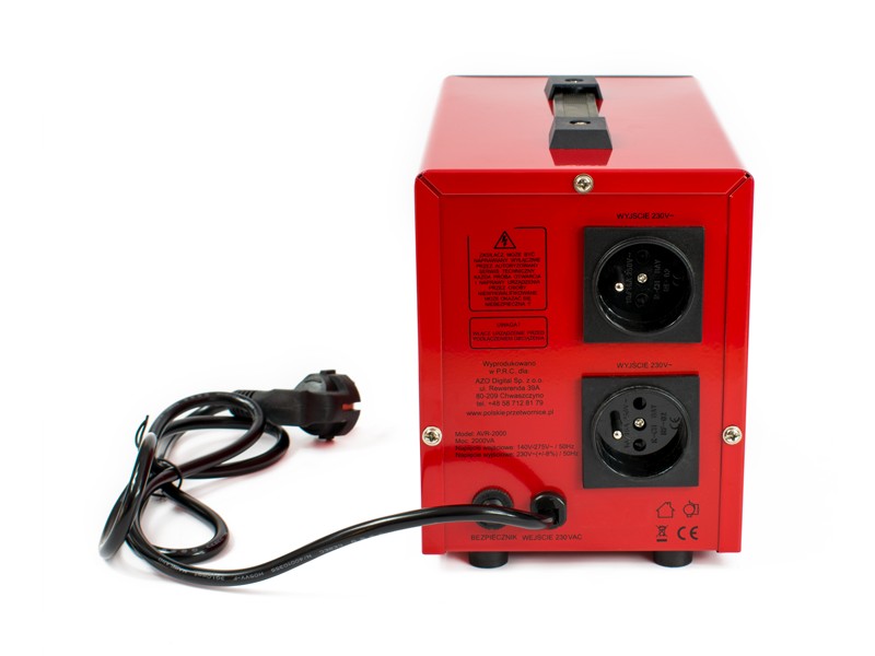 Stabilizator napięcia AVR-2000 2000VA   Cena: 299,00 PLN