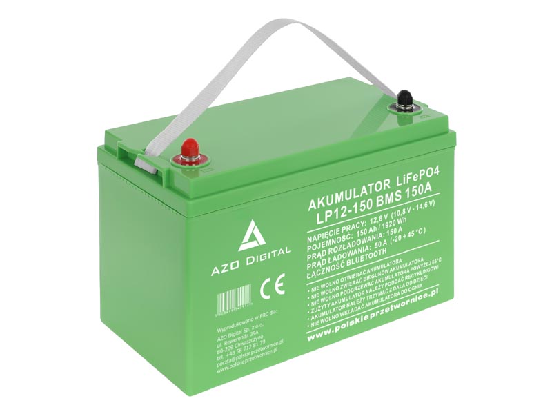 Akumulator LiFePO4 LP12-150 150Ah 12V 150A Bluetooth mata grzewcza   Cena: 1.999,00 PLN