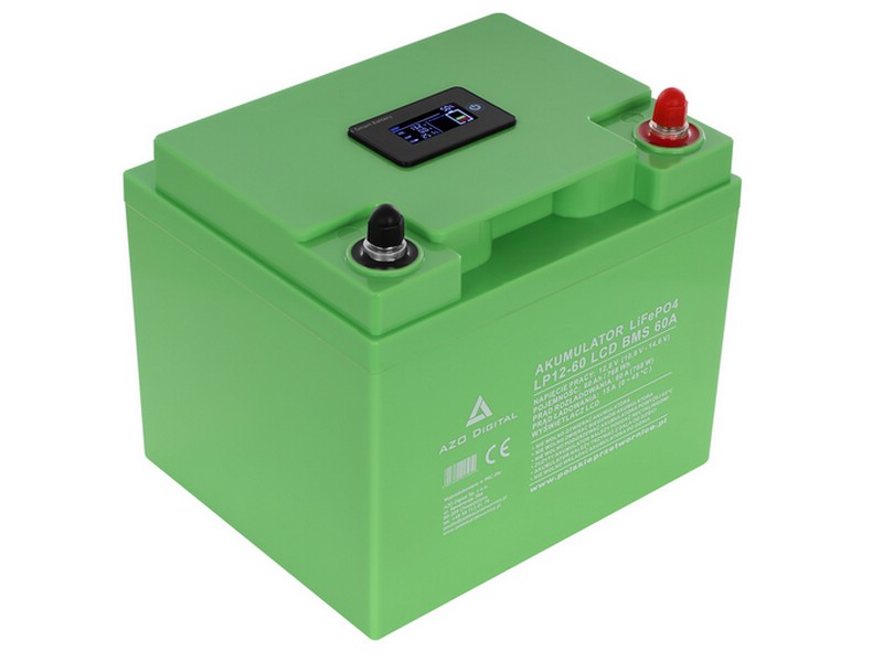 Akumulator LiFePO4 LP12-60 60Ah 12V 60A LCD   Cena: 799,00 PLN