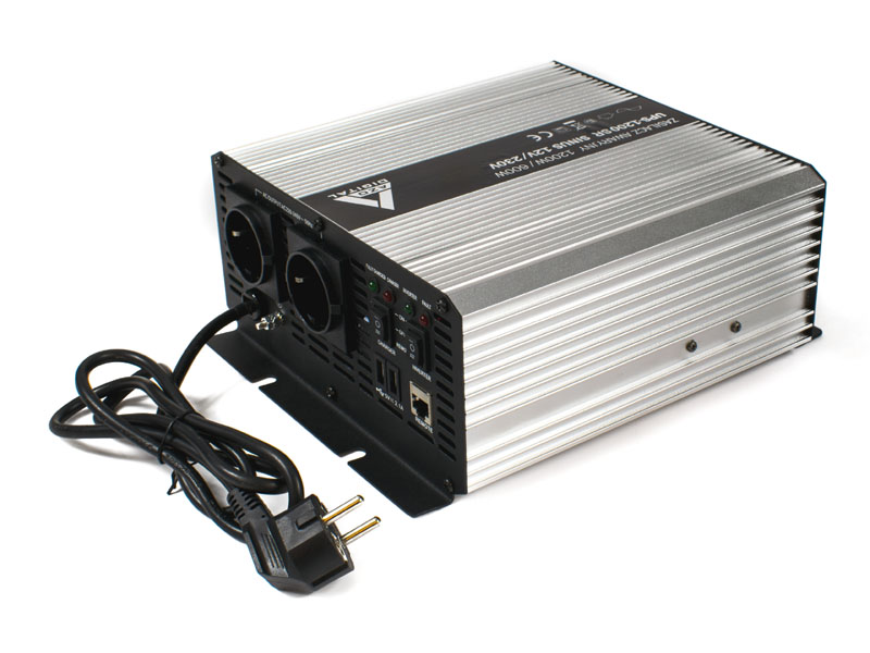 Zasilacz awaryjny (UPS + AVR) 12V UPS-1200SR Sinus 1200W/600W 12V/230V   Cena: 609,00 PLN