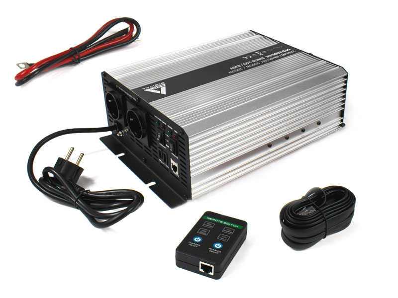 Zasilacz awaryjny (UPS + AVR) 12V UPS-2000SR Sinus 2000W/1000W 12V/230V   Cena: 759,00 PLN