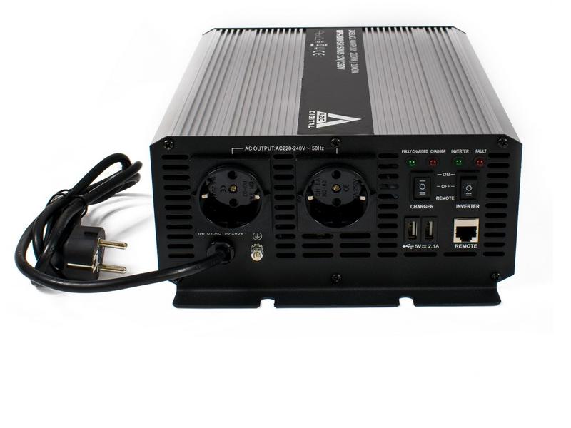 Zestaw zasilania awaryjnego Sinus UPS-2000SR 2000W + AKU 100Ah 12V LiFePO4 BMS   Cena: 2.199,00 PLN