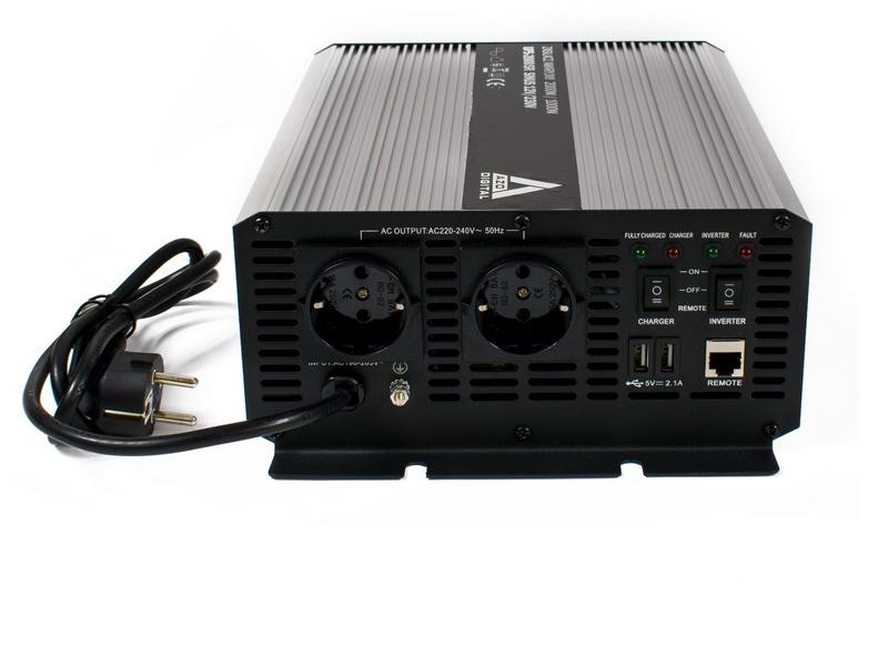 Zasilacz awaryjny (UPS + AVR) 12V UPS-2000SR Sinus 2000W/1000W 12V/230V   Cena: 759,00 PLN