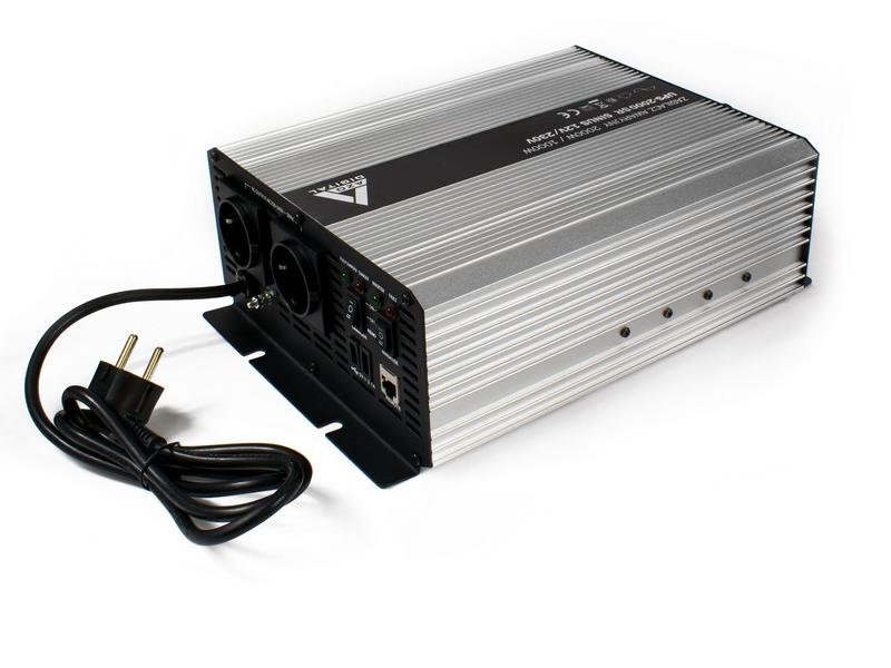 Zestaw zasilania awaryjnego Sinus UPS-2000SR 2000W + AKU 100Ah 12V LiFePO4 BMS   Cena: 2.199,00 PLN