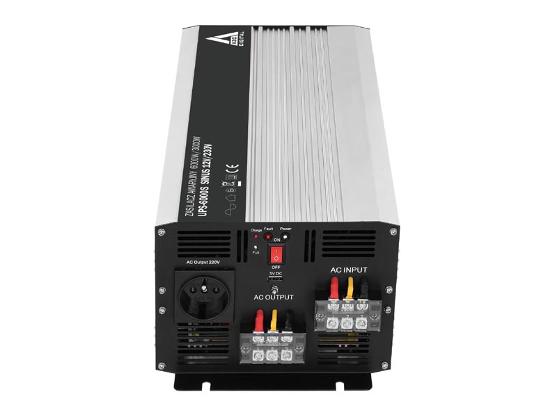 Zasilacz awaryjny (UPS + AVR) 12V UPS-6000S Sinus 6000W/3000W 12V/230V   Cena: 2.129,00 PLN