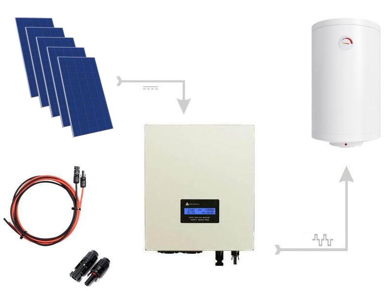 Zestaw do grzania wody w bojlerach 5xPV Mono 2000 ECO Solar Boost PRO   Cena: 4.379,00 PLN