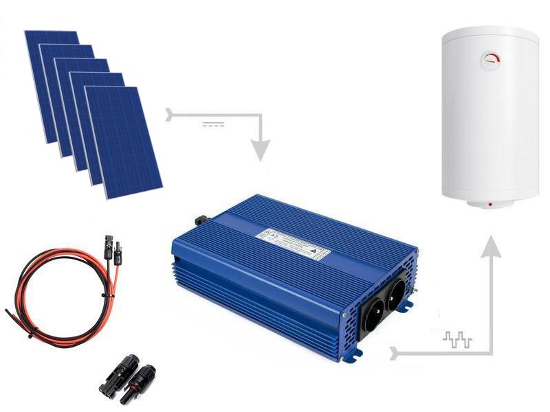 Zestaw do grzania wody w bojlerach 5xPV Mono 2000 ECO Solar Boost   Cena: 3.999,00 PLN