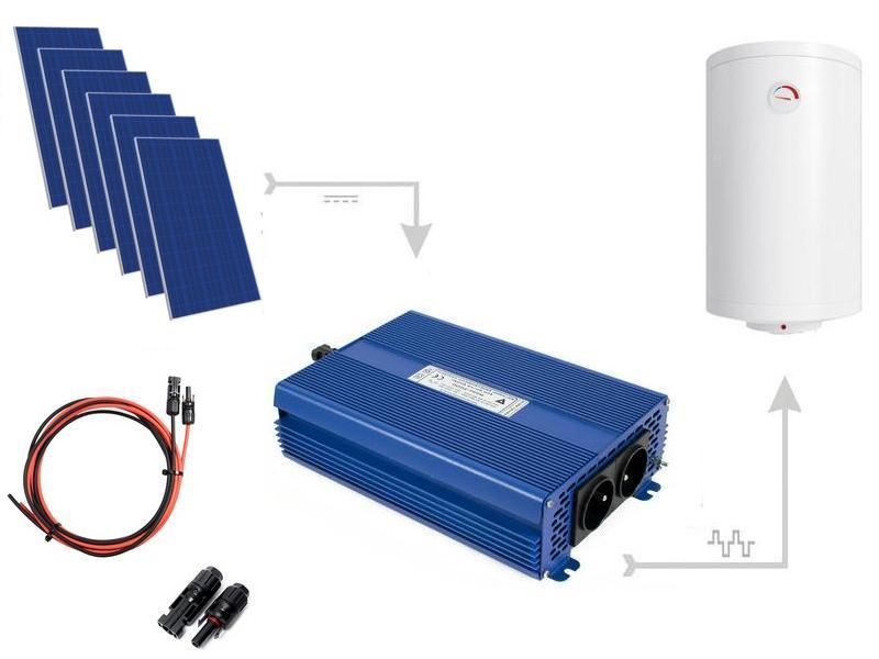 Zestaw do grzania wody w bojlerach 6xPV Mono 2500 ECO Solar Boost   Cena: 4.579,00 PLN