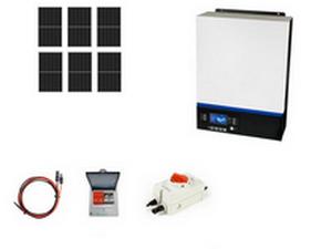 Hybrydowy zestaw solarny off-grid ESB-3kW-24 MPPT 6xPV Mono